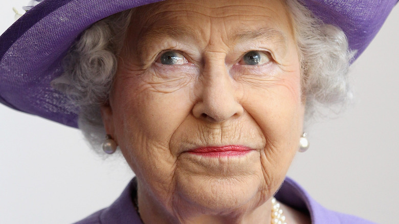 Queen Elizabeth II visiting a new maternity ward at the Lister Hospital