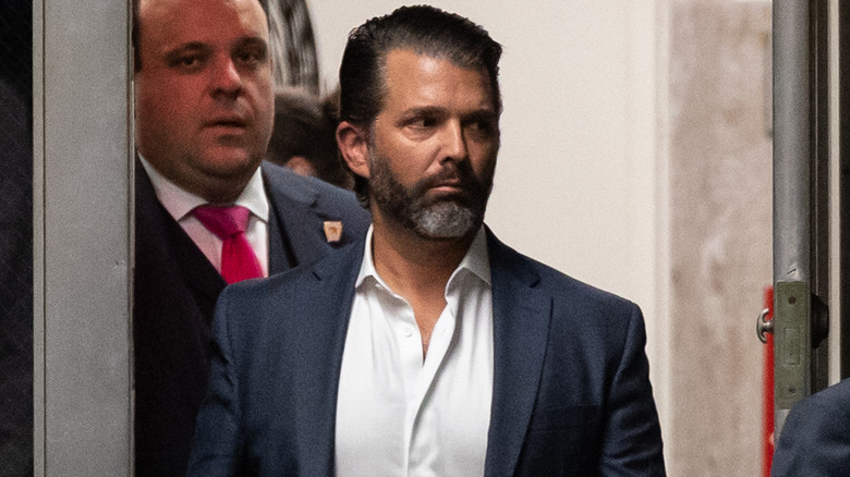 Donald Trump Jr. walking