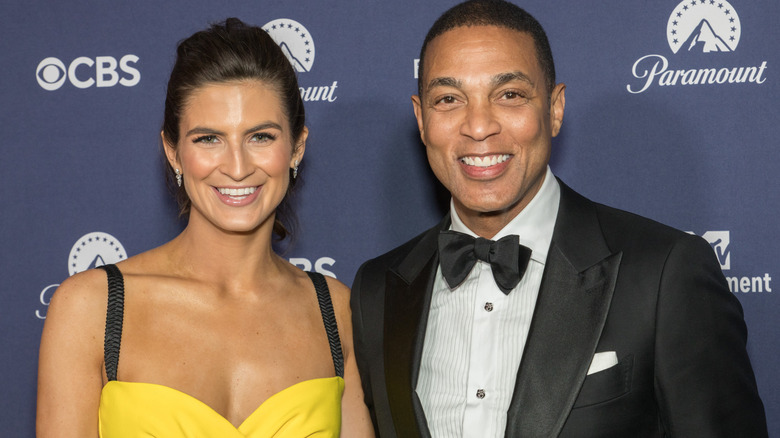 Kaitlan Collins and Don Lemon on the red carpet