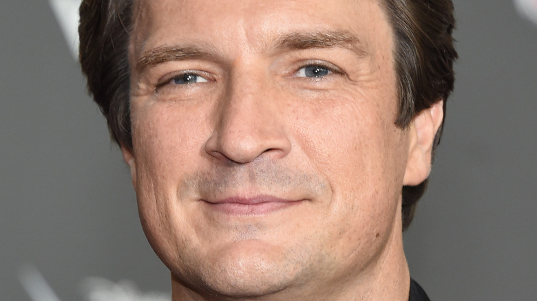 Nathan Fillion on the red carpet