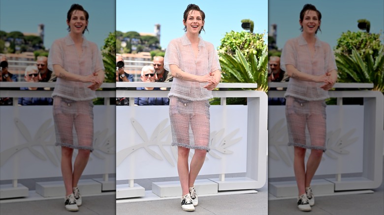 Kristen Stewart at a photocall at the 2026 Cannes Film Festival.