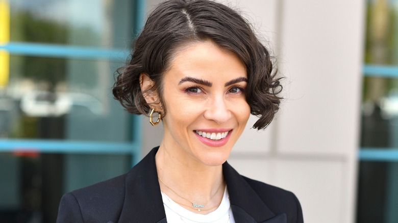 Linsey Godfrey smiling
