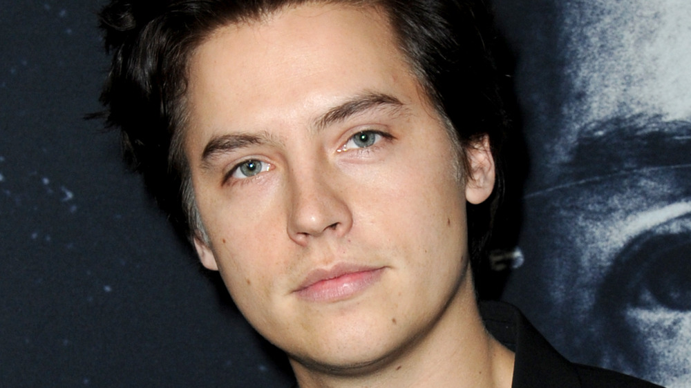 Cole Sprouse looking at camera