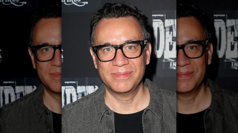 Fred Armisen smiling at event