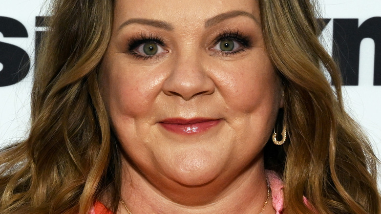 Melissa McCarthy subtle smile