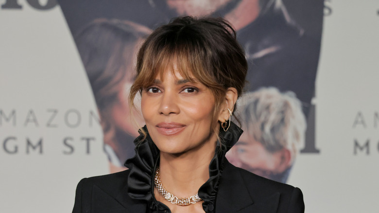 Halle Berry at the 2026 premiere of Crime 101