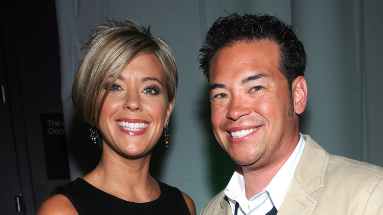 Jon and Kate Gosselin attend the Discovery Upfront in 2009