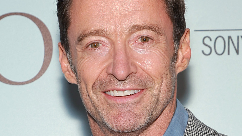 hugh jackman smiling