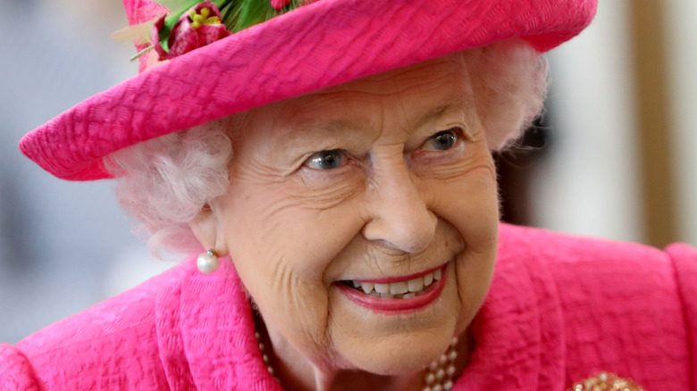 Queen Elizabeth II in Cambridge in 2019