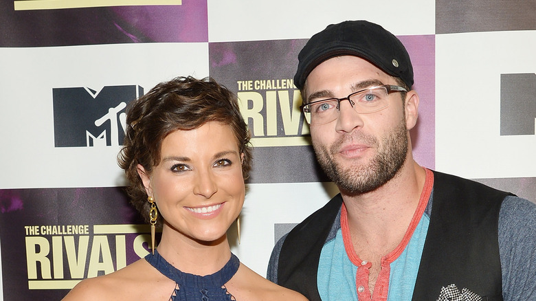 Diem Brown and CT Tamburello red carpet