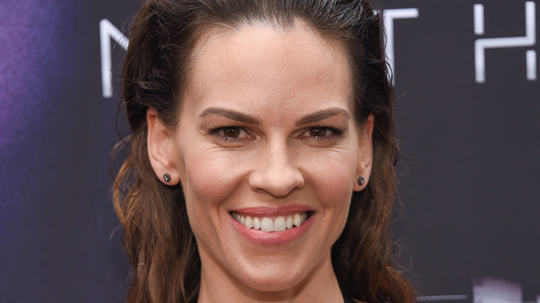 Hilary Swank smiling