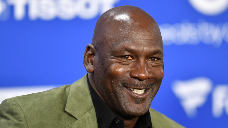 Michael Jordan smiling