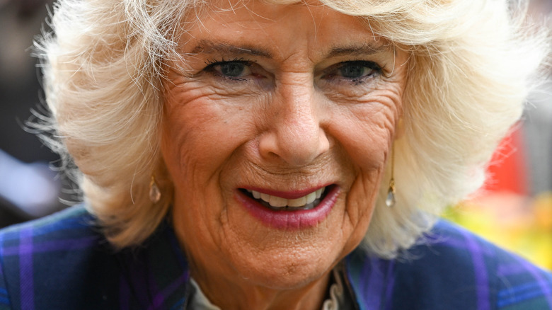 Camilla Parker Bowles smiling