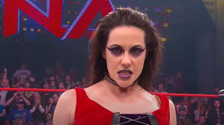 Daffney in wrestling arena