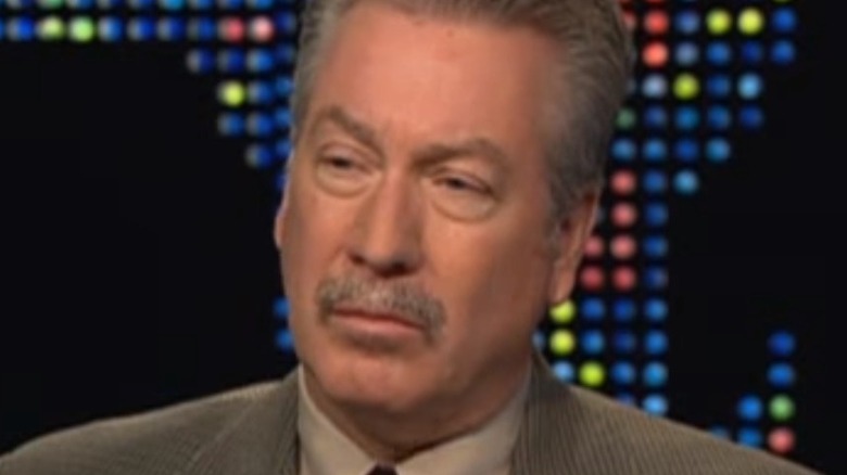 Drew Peterson with serious expression during interview