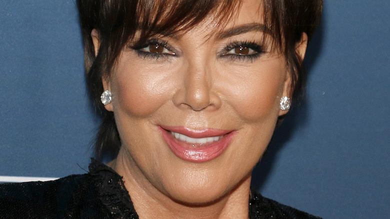 Kris Jenner smiling on the red carpet