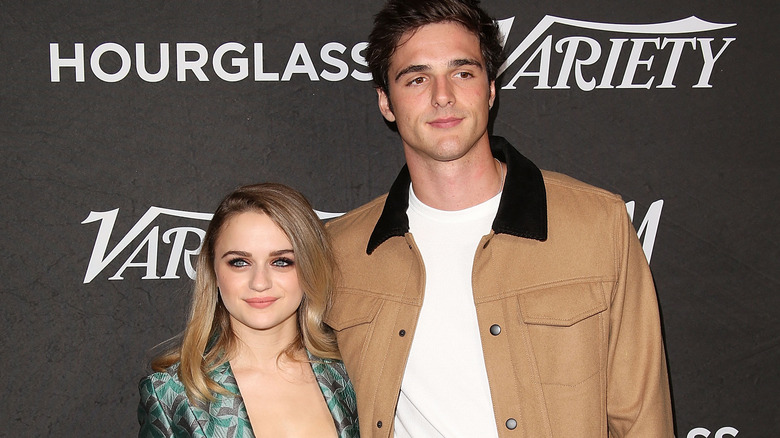 Joey King and Jacob Elordi pose in 2018