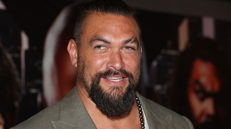 Jason Momoa smiling