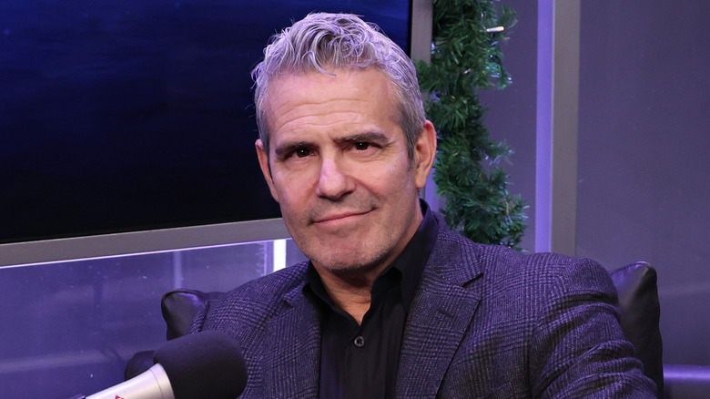 Andy Cohen radio mic