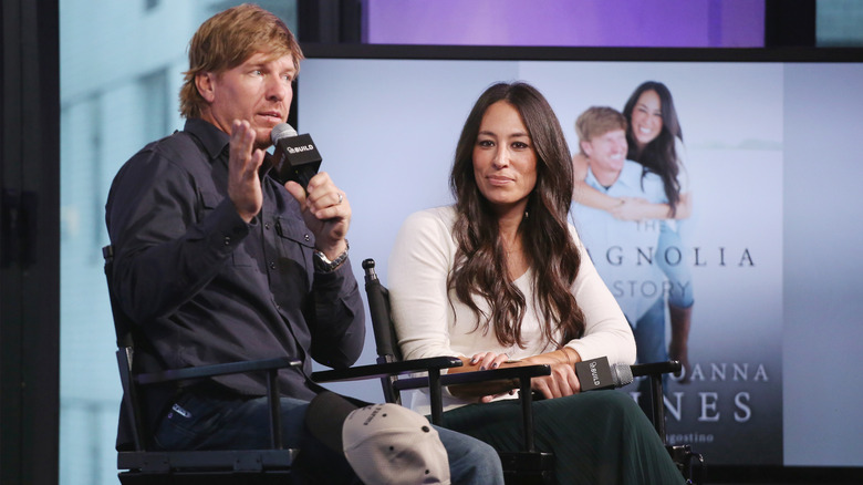Chip and Joanna Gaines launching their book.