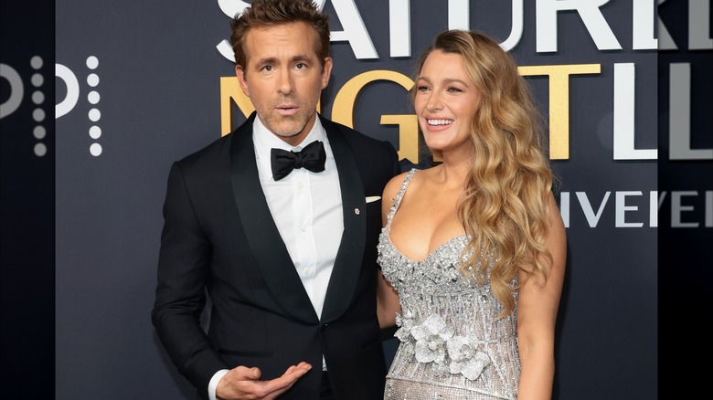 Ryan Reynolds and Blake Lively attending SNL50: The Anniversary Special