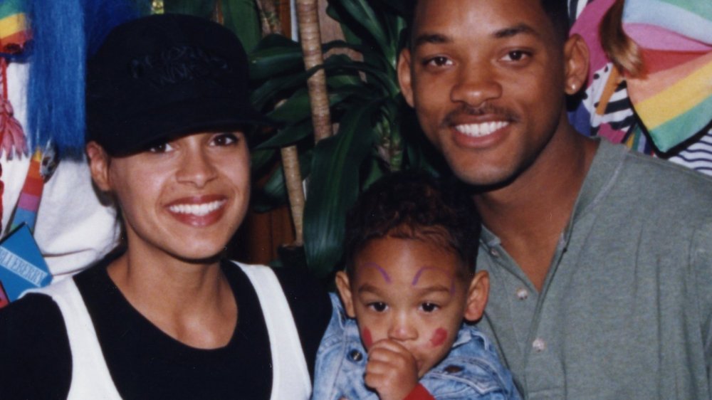 Will Smith with Sheree Zampino at Trey's second birthday party