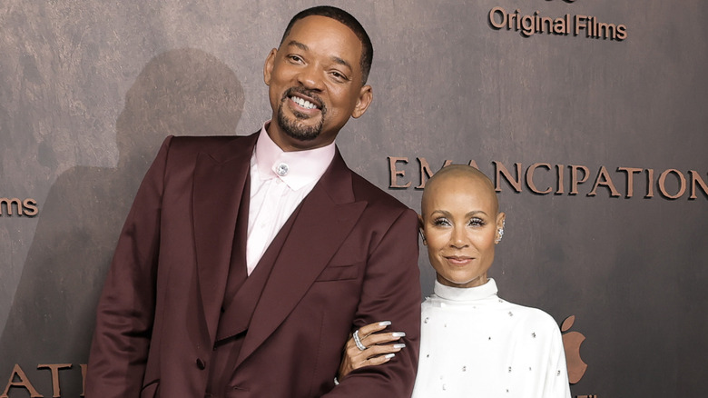 Will Smith and Jada Pinkett Smith smiling together