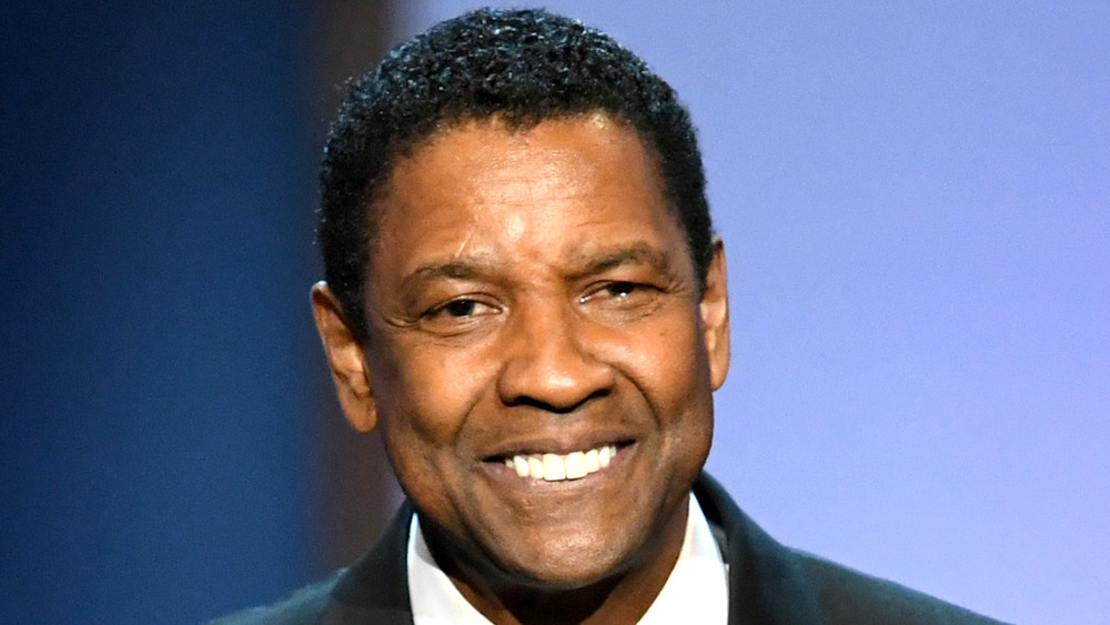 Denzel Washington grinning 