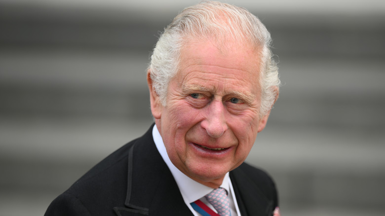 King Charles smiling 