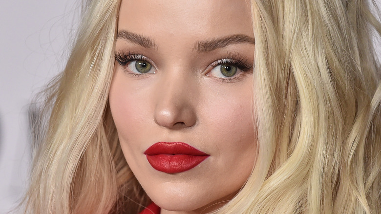 Dove Cameron looking at camera