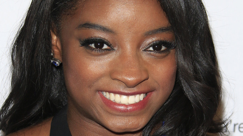 Simone Biles smiling