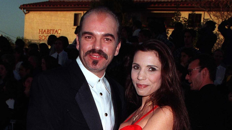 Billy Bob Thornton and Pietra Cherniak pose at a 1997 event