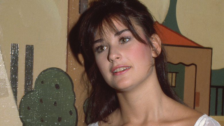 Demi Moore is pictured in 1982