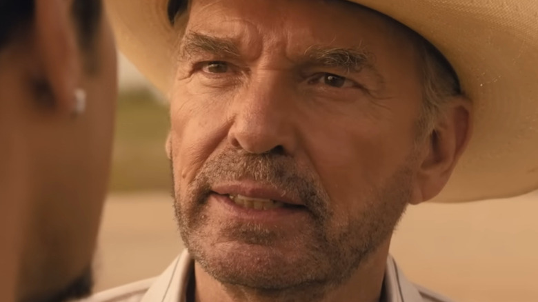 Clouse-up of Billy Bob Thornton in Landman