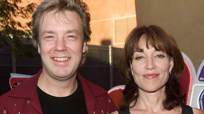 Katey Sagal and Jack White smiling