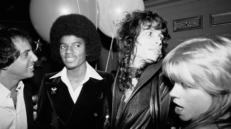 Michael Jackson, Steven Tyler and Cherrie Curie at Studio 54