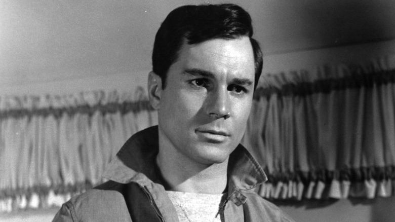 George Maharis looking serious