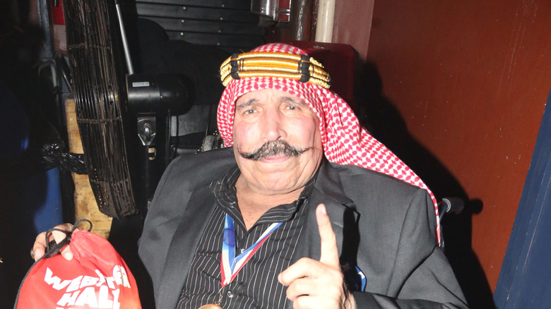 The Iron Sheik wheelchair