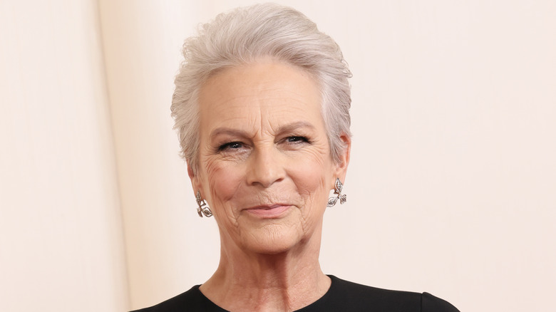 Jamie Lee Curtis smiling