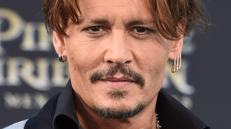 Johnny Depp on the red carpet