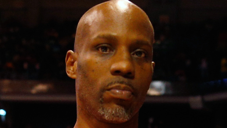 Rapper DMX poses for a photo during week five of the BIG3 three on three basketball league