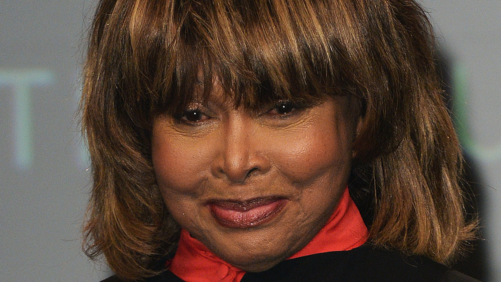 Tina Turner smiling