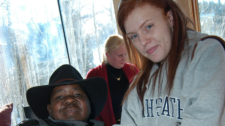 Gary Coleman and Shannon Price posing for a selfie