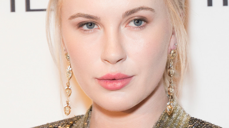 Ireland Baldwin attends Sherri Hill Autumn/Winter 2018 runway show