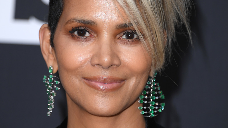 Halle Berry smiling