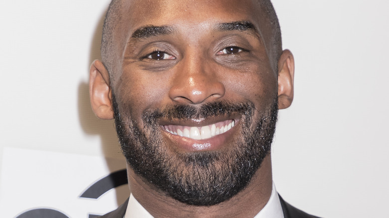 Kobe Bryant smiling