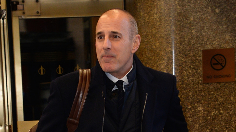 Matt Lauer in Midtown Manhattan in 2016