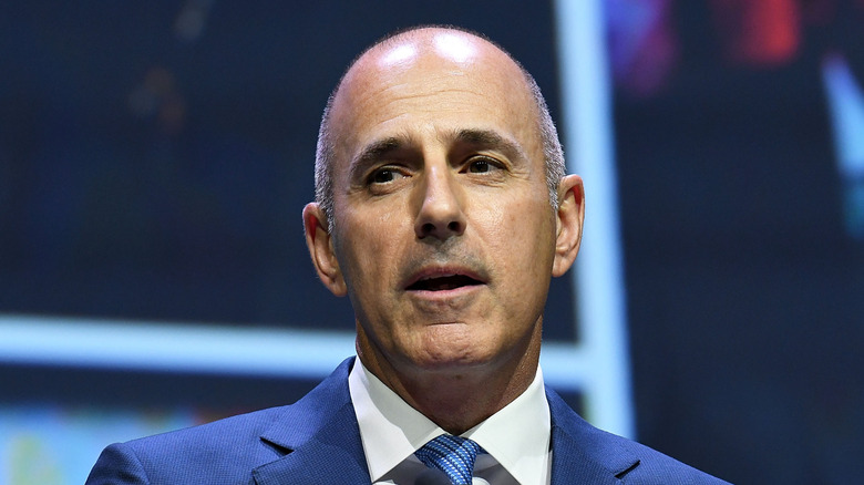 Matt Lauer attending the 2017 Matrix Awards