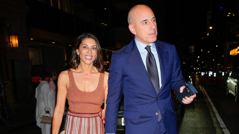 Matt Lauer pictured with girlfriend Shamin Abas