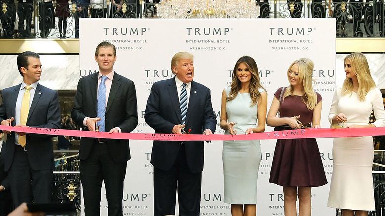 Melania Donald Trump kids ribbon
